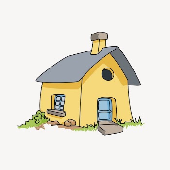 Little cottage sticker, cartoon illustration | Free PSD - rawpixel