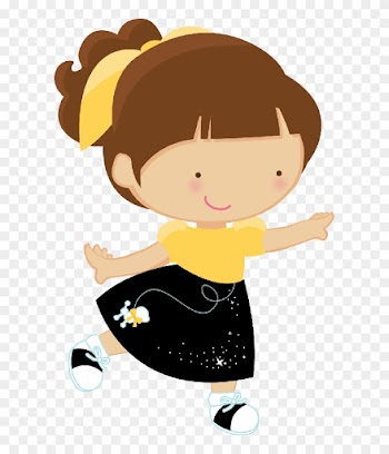 Little Dancing Girl - Girl Dancing Clipart Png