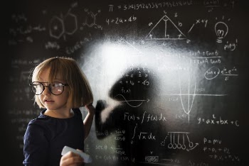 Little genius drawing up some | Free Photo - rawpixel
