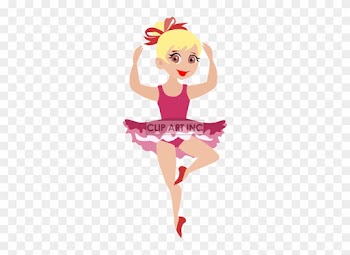 Little Girl Clipart Dancing - Clipart Of A Girl Dancing