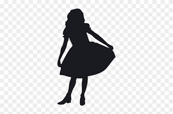 Little Girl Dancing Silhouete - Little Girl Silhouette