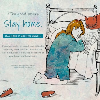 Little girl staying home praying illustration psd mockup social ad and.. | Free  illustration - 2321602