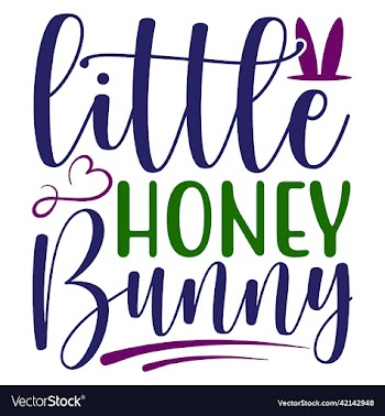 little honey bunny silhouette bunny