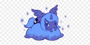 Little Luna On Cloud By Wingsofimagination - Cartoon