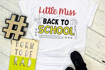 Little Miss Back to School SVG DXF PNG