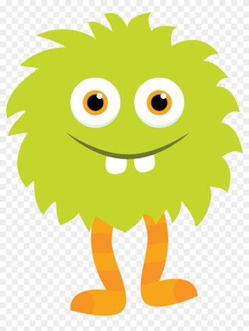 Little Monster Clipart Green Monster 2 By Little Apples - Monster Clipart