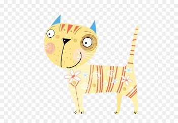 Little My Cartoon Illustration - Cartoon Cat 
