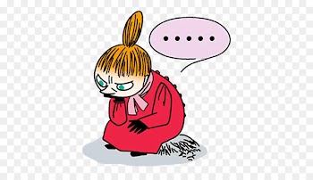 Little My Moominvalley Sticker Moomins Telegram - moomi mockup 