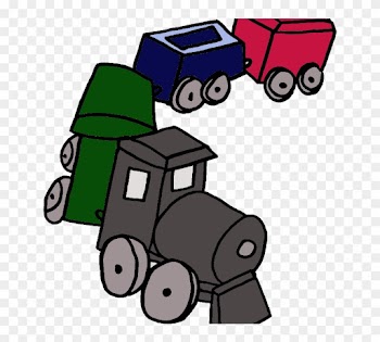 Little Red Caboose Position Words - Little Red Caboose Position Words