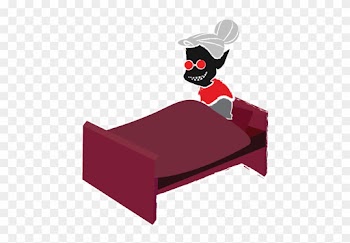 Little Red Riding Hood Took A Step Back, His Hands - Cartoon