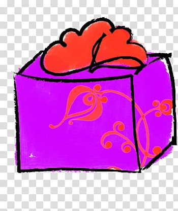 LittlePeople Birthday Freebie, purple tissue dispenser transparent background PNG clipart