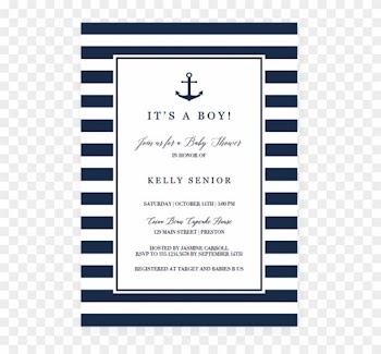 Littlesizzle Baby Shower Invitation Templates And Printable - Nautical Baby Shower Invitations