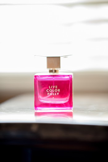 Live Color Fully Fragrance Bottle on Surface