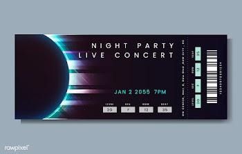 Live concert ticket | Free stock vector - 544702