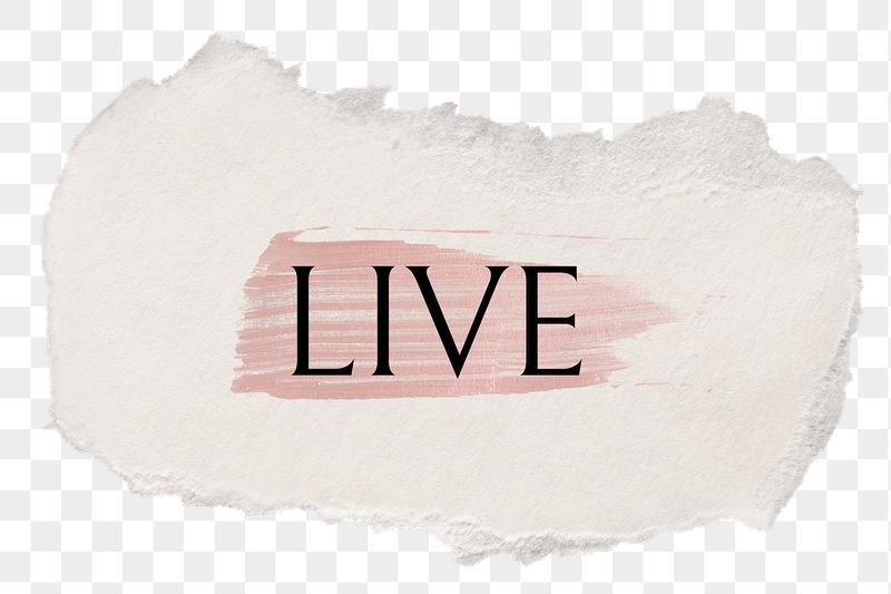 Live png word sticker typography, | Free PNG - rawpixel