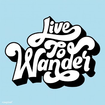 Live to wander typography style illustration | Free stock vector - 472675