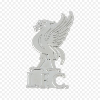 Liverpool F.C. Car Liver bird Bumper sticker Royal Liver Building - Badge silver 