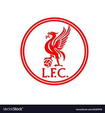 Liverpool logo design circle concept for supporter vector image