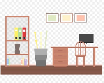 Living room Interior Design Services Bookcase - Vector House Desk 