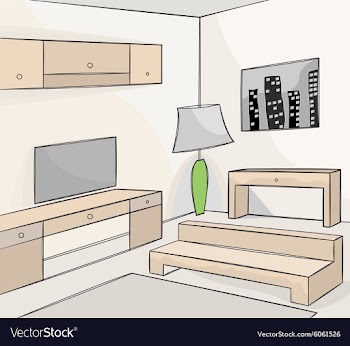 Living room vector image