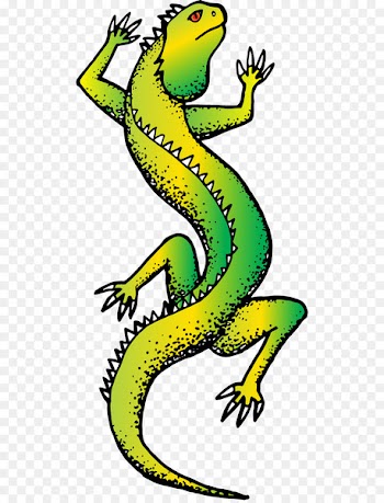 Lizard Clip art Yellow Fauna - lizard 