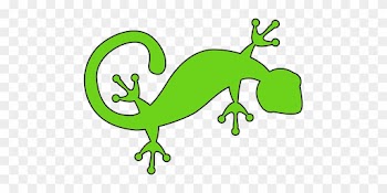 Lizard Gecko Green Animal Nature Reptile W - Green Lizard Clip Art