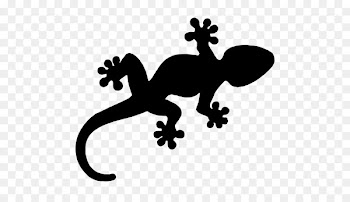 Lizard Reptile Gecko Silhouette Clip art - lizard 