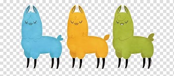 Llama Alpaca Grass Mud Horse Illustration, Color mud horse transparent background PNG clipart