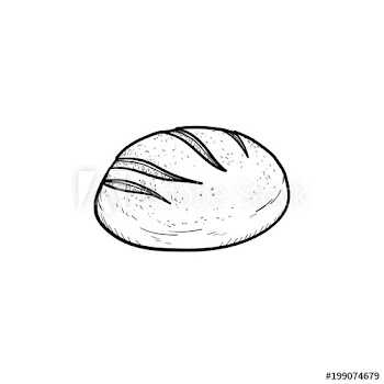 Loaf hand drawn outline doodle icon