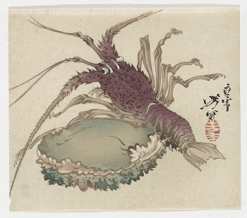 Lobster and Abalone (ca. 1880s) | Free Photo - rawpixel