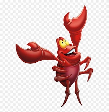 Lobster Clipart Sebastian - Little Mermaid Sebastian Png