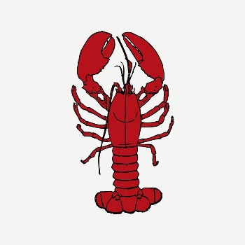 Lobster collage element, seafood illustration | Free PSD Illustration - rawpixel