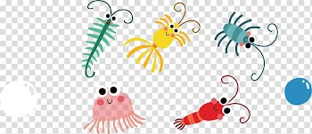 Lobster Euclidean Illustration, Color lobster transparent background PNG clipart