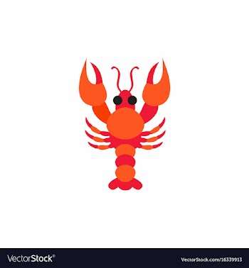 Lobster vector image