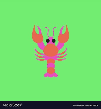 Lobster vector image