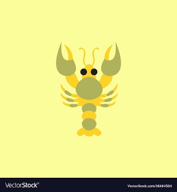Lobster vector image