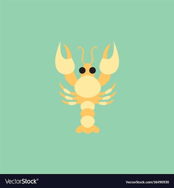 Lobster vector image
