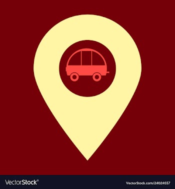 Location icon navigation map gps flat style for vector image