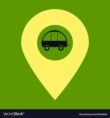 Location icon navigation map gps flat style for vector image