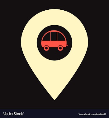 Location icon navigation map gps flat style for vector image