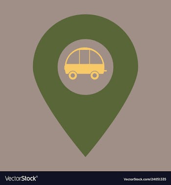 Location icon navigation map gps flat style for vector image