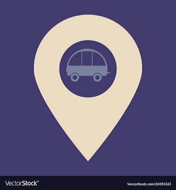 Location icon navigation map gps flat style for vector image