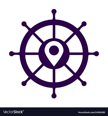 Location icon pin sign isolated on white vector image