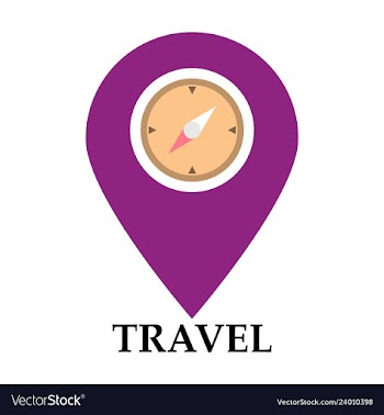 Location icon pin sign isolated on white vector image