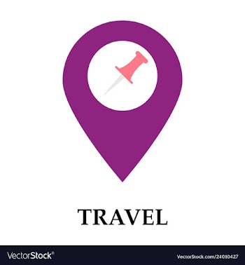 Location icon pin sign isolated on white vector image