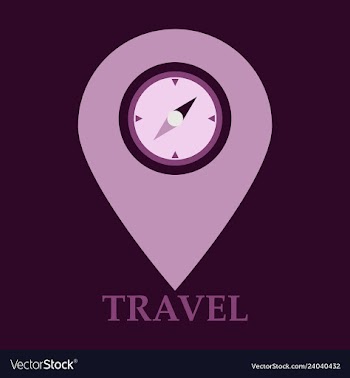 Location icon pin sign isolated on white vector image