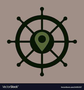 Location icon pin sign isolated on white vector image