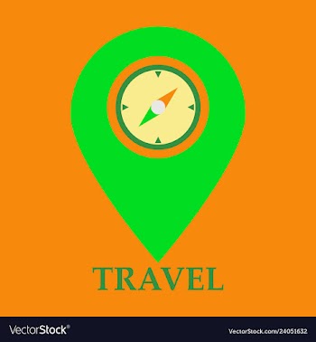 Location icon pin sign isolated on white vector image