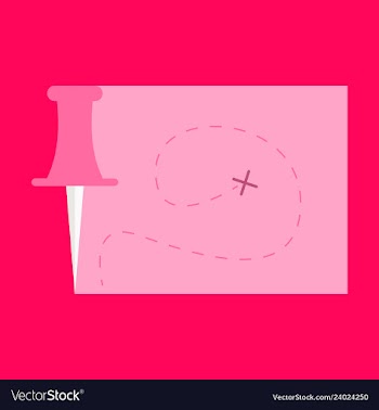 Location map flat design icon vector image