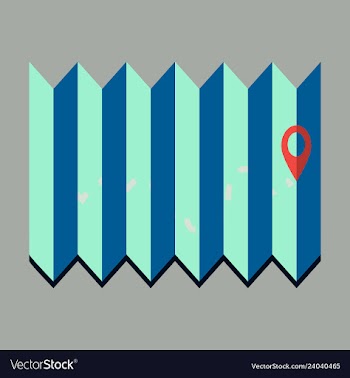 Location map flat design icon vector image